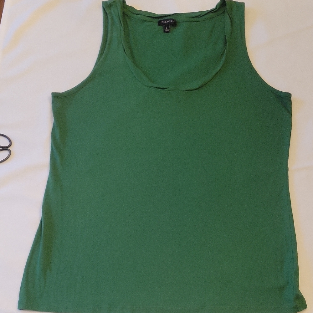 Talbots Forest Green Tank Top